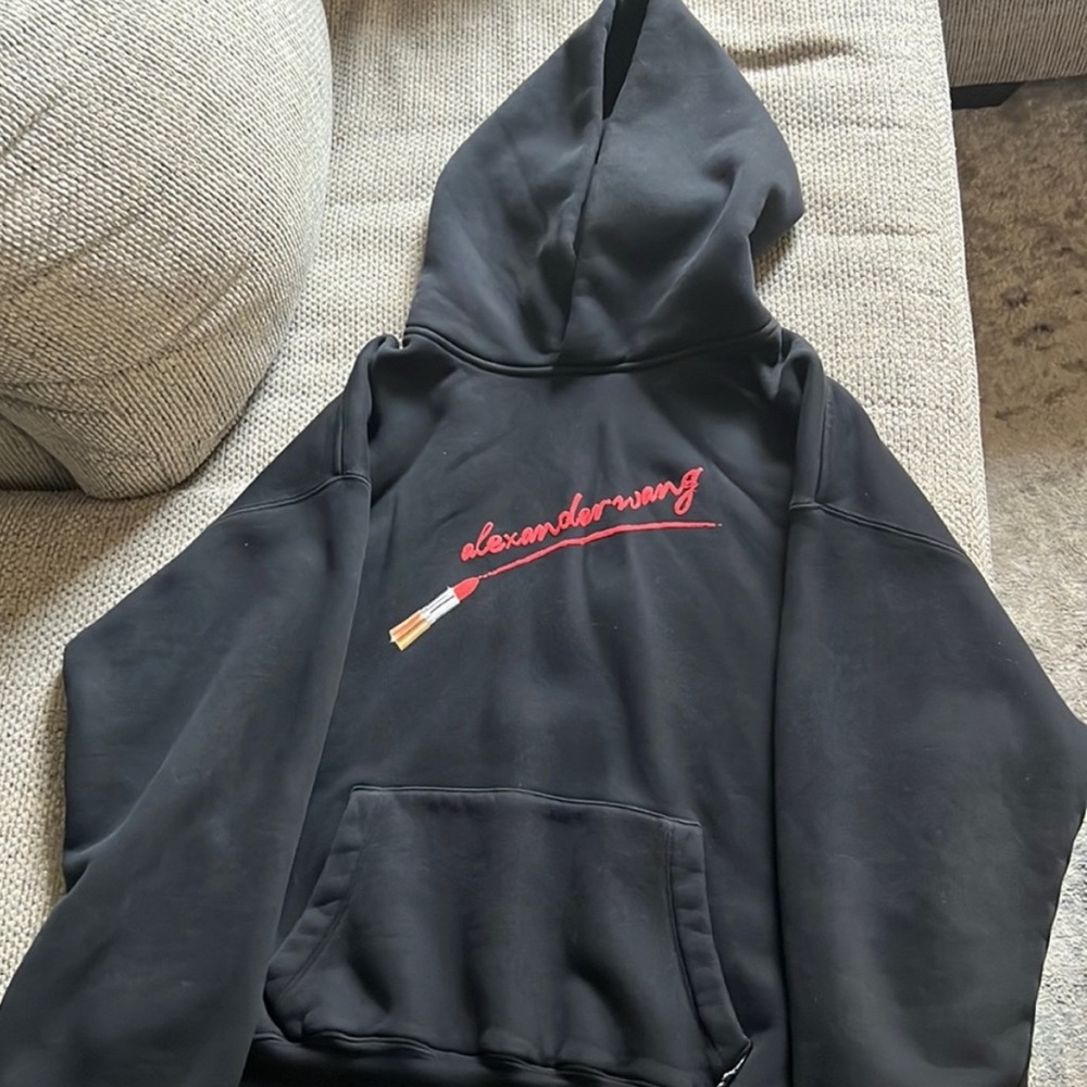 Oversized Alexander Wang Lipstick Hoodie